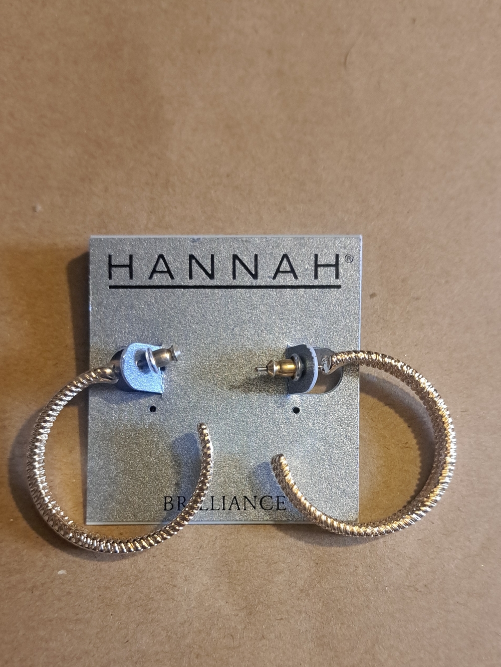 Hannah: Brilliance Earrings-Goldtone